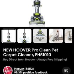 HOOVER Pro Clean Pet Carpet Cleaner, FH51010