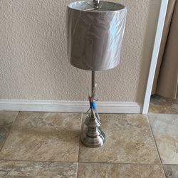 Brushed Nickel 32 1/4” Table Lamp