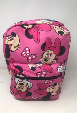 Minnie Mouse Large 16” Backpack Canvas
