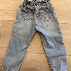 Zara heart Pocket Jeans Size 4