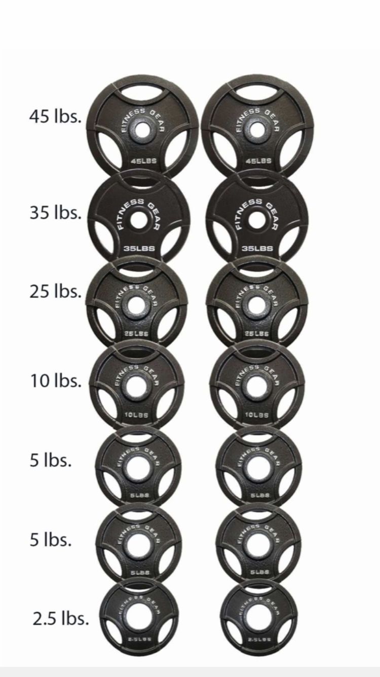 Weight plates set