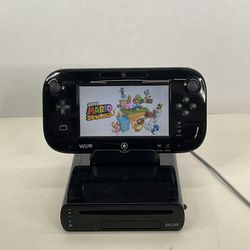 Nintendo Wii U Deluxe Video Game Console Set - Black 32GB