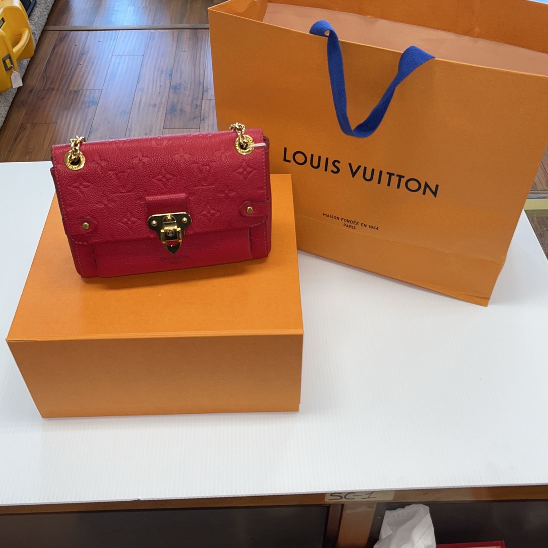 Louis Vuitton Valvin BB, With Box, Dust Bags And Store Bag, Entrupy Verified, In Good Condition 