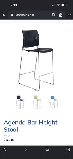Bar height chair