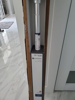 Shower Curtain Rod (Adjustable/ Tension)