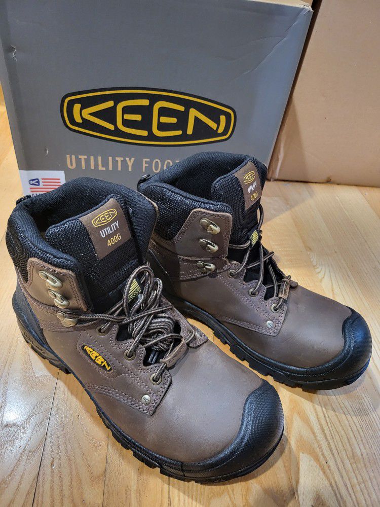 Keen Utility Mens Independence 6" Composite Toe Waterproof 400G Insulated 10 D