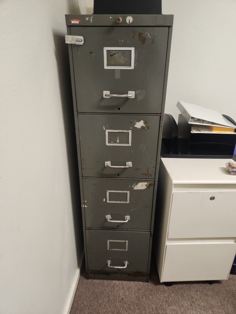 Filing Cabinets. Free. Come Get It.