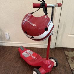 Radio Flyer Scooter & Helmet 