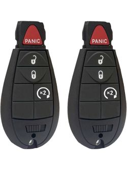 Key Fob FoBik Replacement Compatible for Dodge Ram 1 2014 2015 2016 2017 2018 2019 2020 2021 2 4500 5-2018 Pickup Truck Keyles