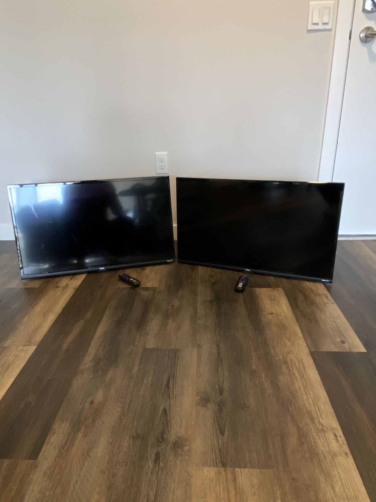 2 - TCL 32-inch 1080p Roku Smart LED TV’s - 32S327, 2019 Model