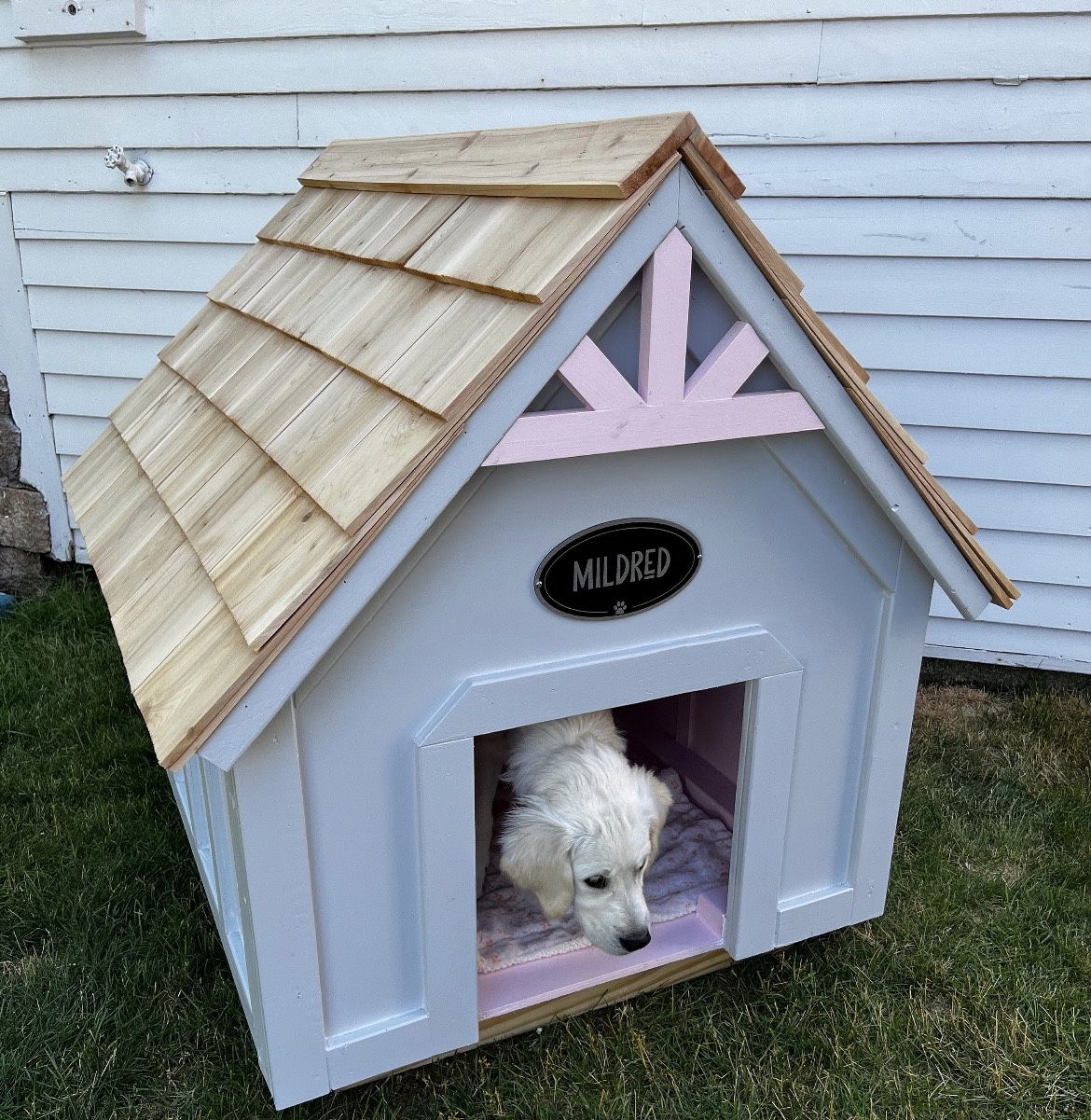 Handmade Wooden Dog House – New