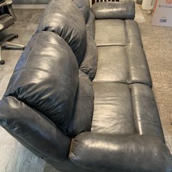 Leather Reclining Couch