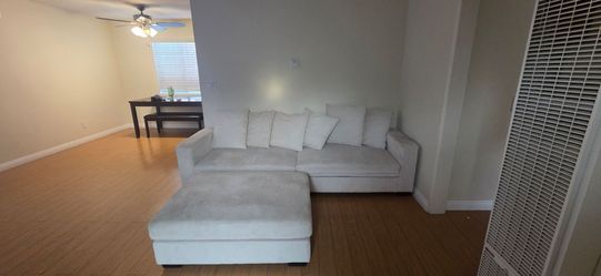 White sofa couches