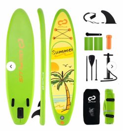 Inflatable Stand up Paddle Board set Board Accessories with 3 Fins