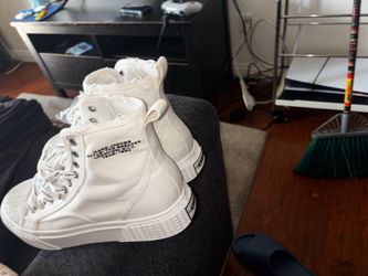 Marc Jacobs The Sneaker High-Top White Canvas