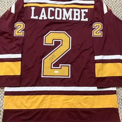 Jackson LaCombe Minnesota Gophers Signed Jersey JSA COA
