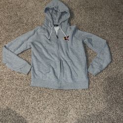women's Arizona Cardinals NFL team apparel Nike hooded sweatshirt zip up gray size L 