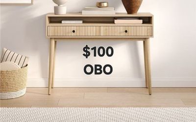 Stead Fluted Console Table