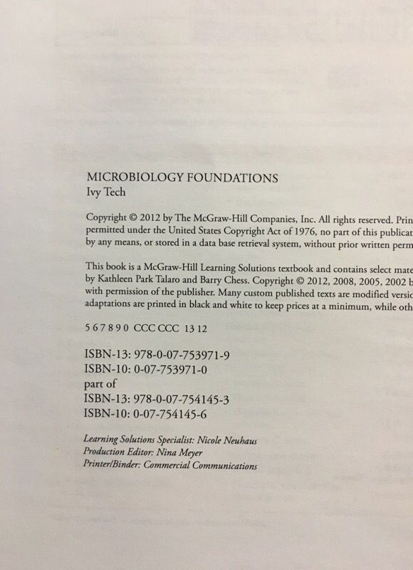 Microbiology Foundations loose leaf version
