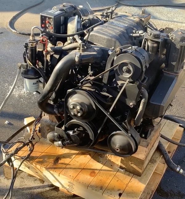 Volvo Penta 7.4L marine engine 454HP complete turn key motor ready to ...