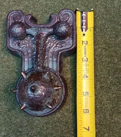Haunted Mansion spirit Halloween door knocker.  (13)