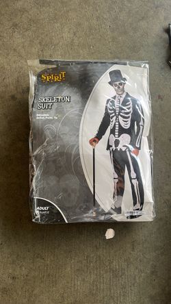 Skeleton suit costume
