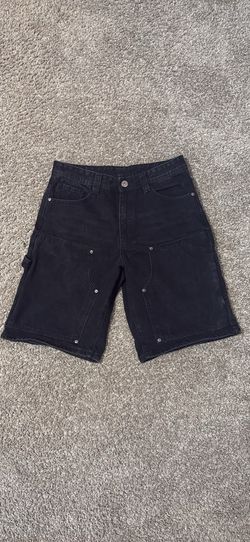 size 32 black jorts