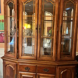 Wooden China Cabinet