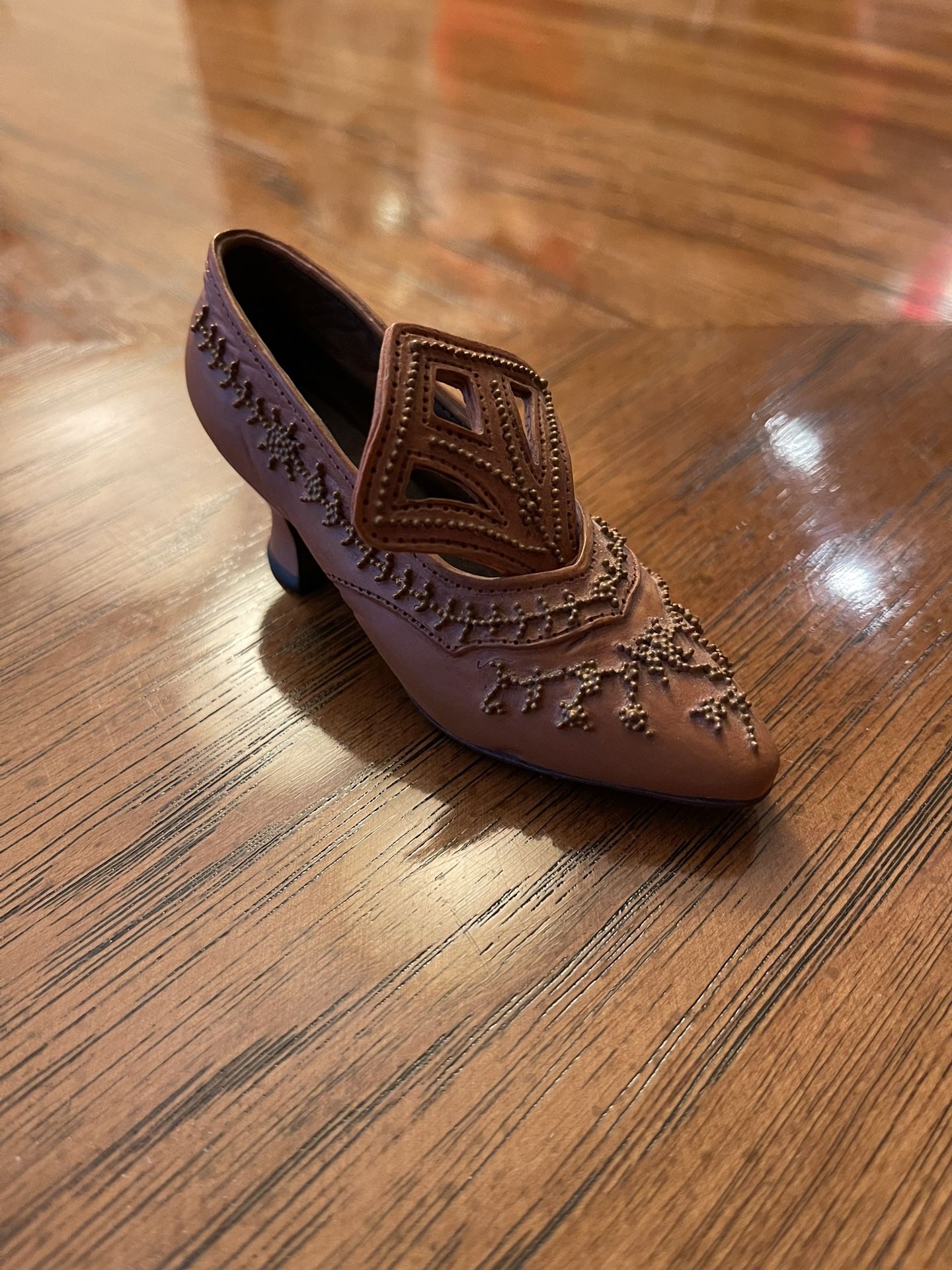 Just the Right Shoe by Raine - Courtly Riches - Miniature Shoe - Collector’s Piece