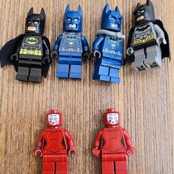 6 PC Lego Batman Minifigure Lot