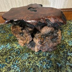 Burl Wood Table