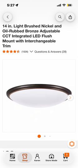 14 in flush mount