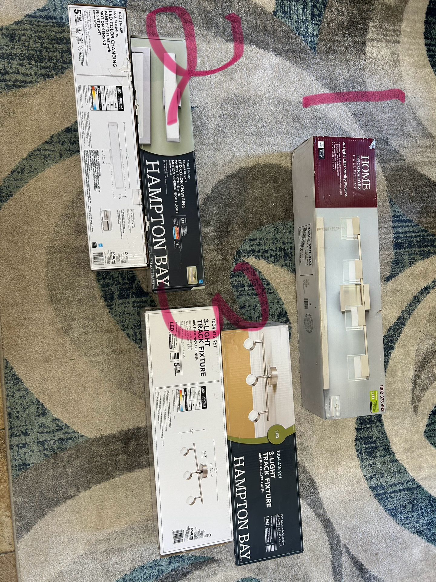 Bathroom light fixtures