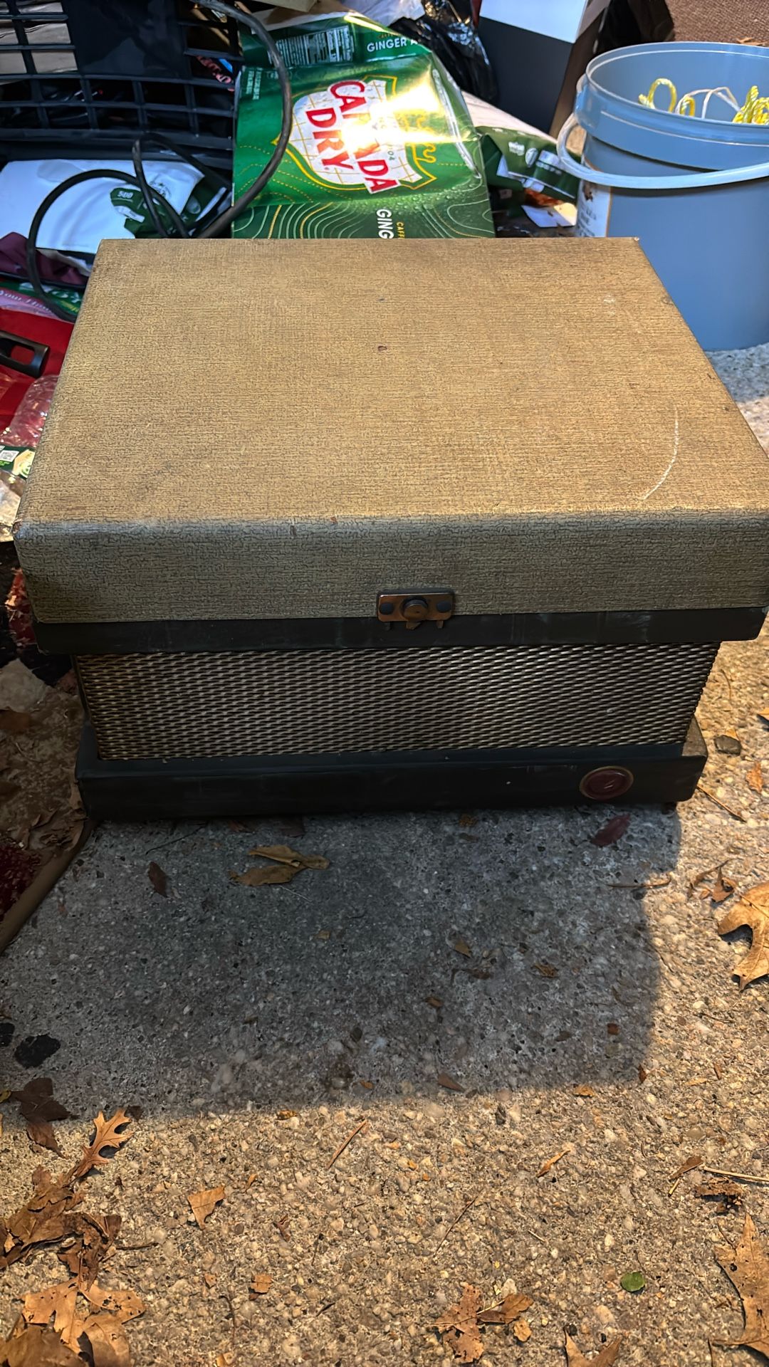 Vintage 1950’s Tape Recorder/player The Voice Of Music Box