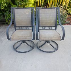 Patio Chairs Hampton Bay Rock Back and Forth