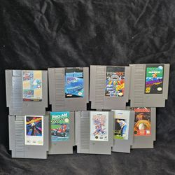 Nintendo NES Game Lot Tested  Lot Of 9