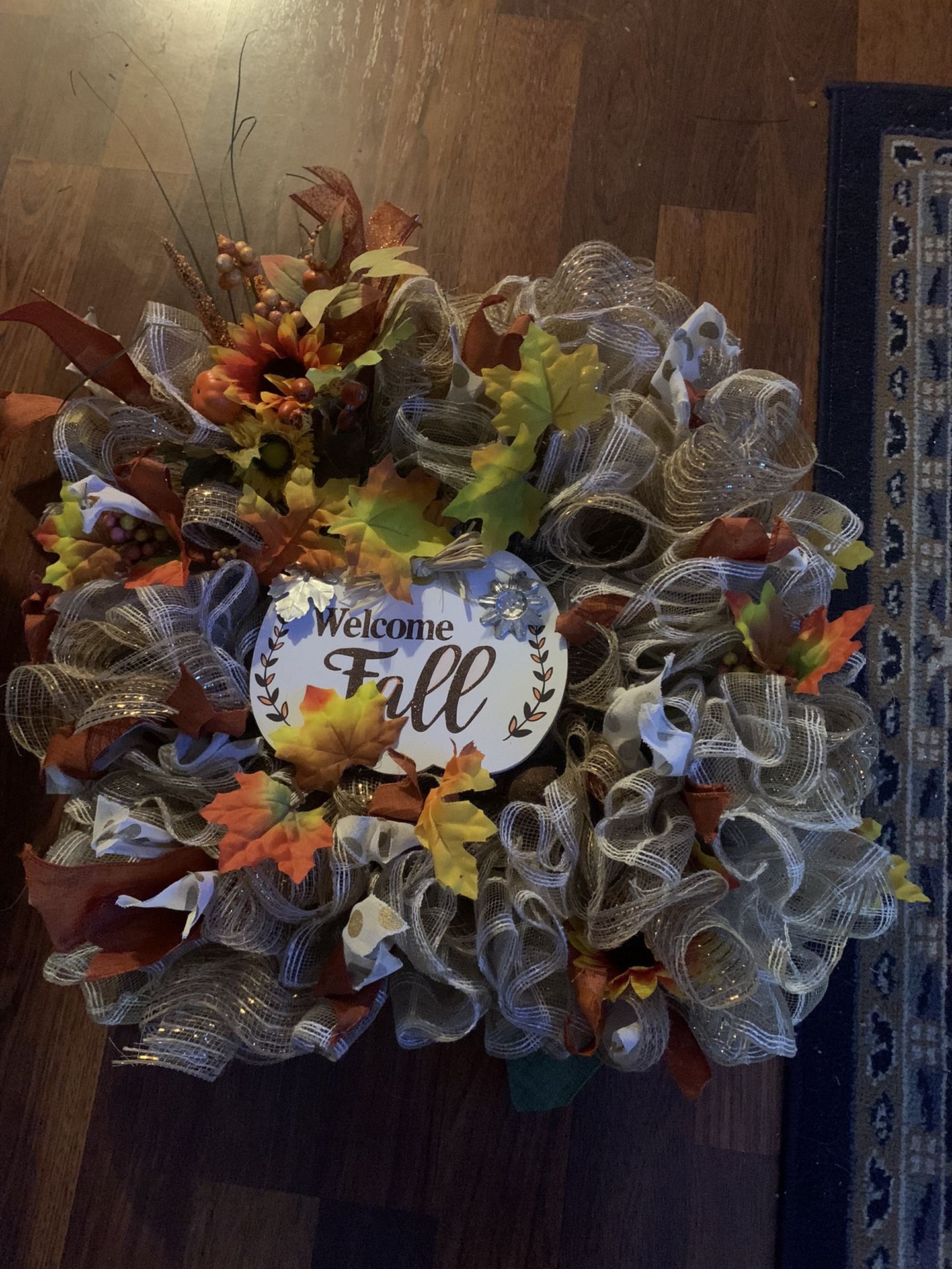 Fall Square Wreath