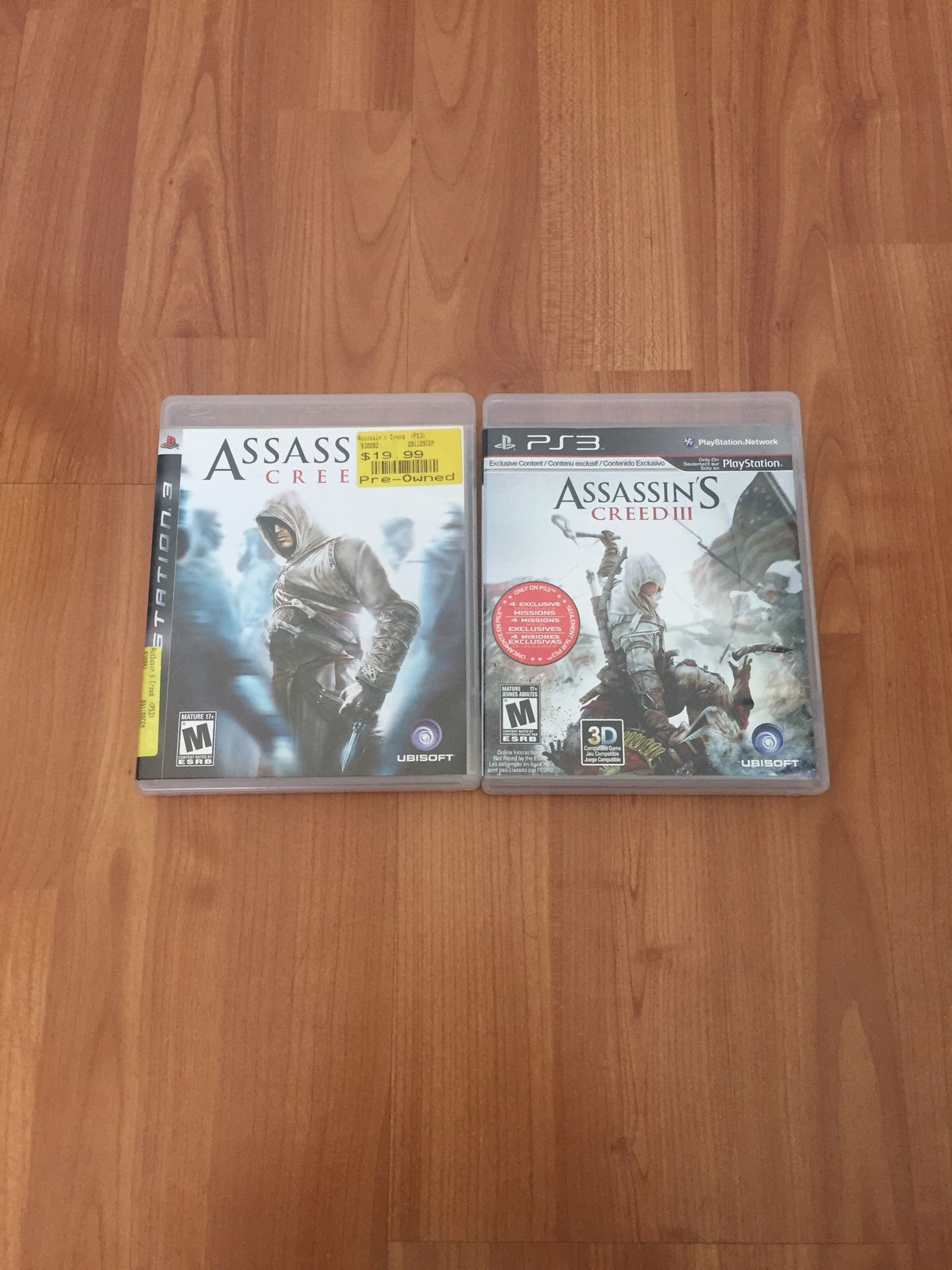 EXCLUSIVE Assassin’s Creed (1&3) PS3