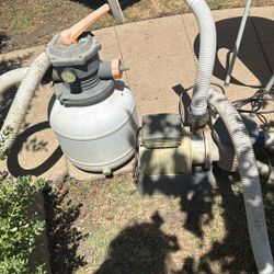 Pool Pump -sand.  