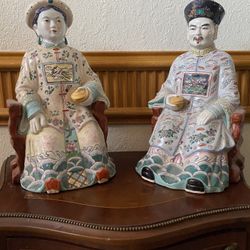 Chinese King and Queen Ceramics