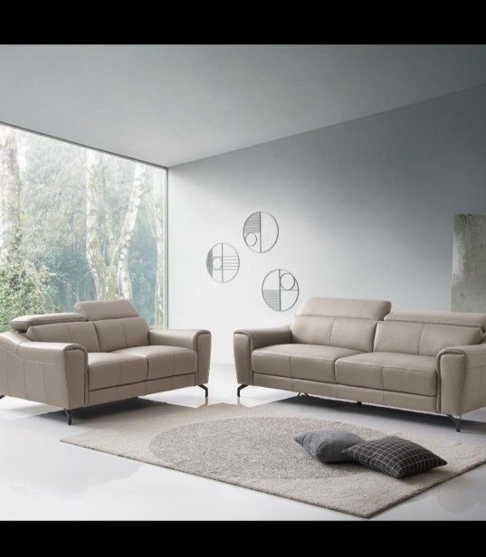 *Veterans Day Now*---Sardinia Sleek Leather Sofa/Loveseat Sets---Delivery And Easy Financing Available 👏
