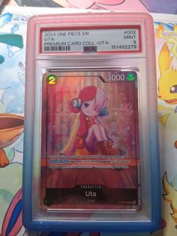 One Piece Uta PSA 9 Mint Graded Card