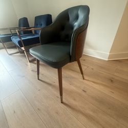Green And Wood Office Chair