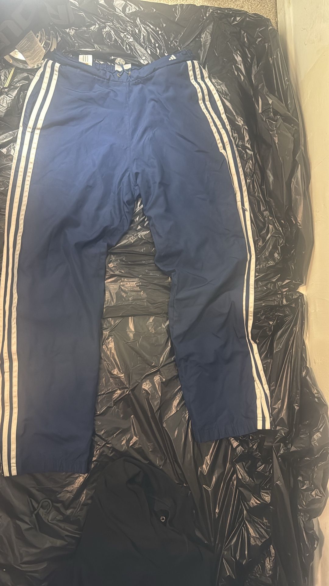 Adidas Mens Navy and Blue Joggers