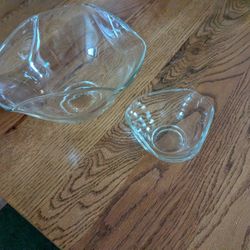 Vintage, Mid Century Chip And Dip Set