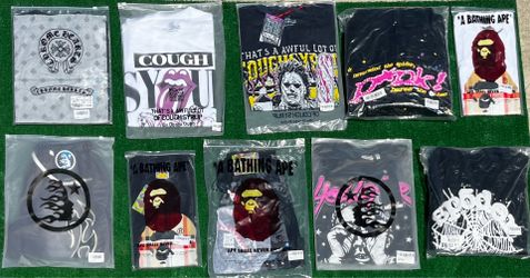 Bape, Hellstar, Cough Syrup, Chrome Hearts