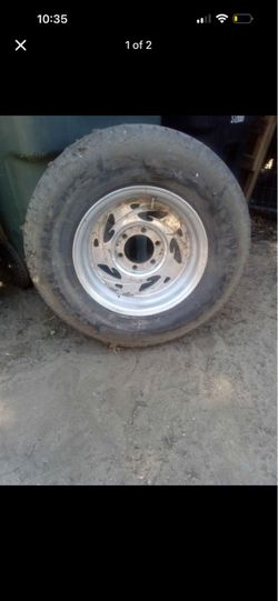 (2 )only weld scorpios 16x8 6x5.5 255-70-16 tires