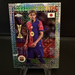 Lamine Yamal Topps Chrome  Future Stars Mojo Refractor