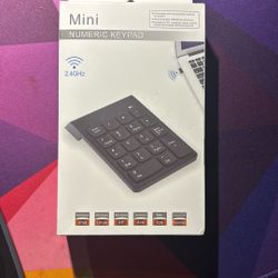 Mini Numeric Keyboard Wireless 
