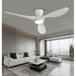 TALOYA Ceiling Fan With Light 52”